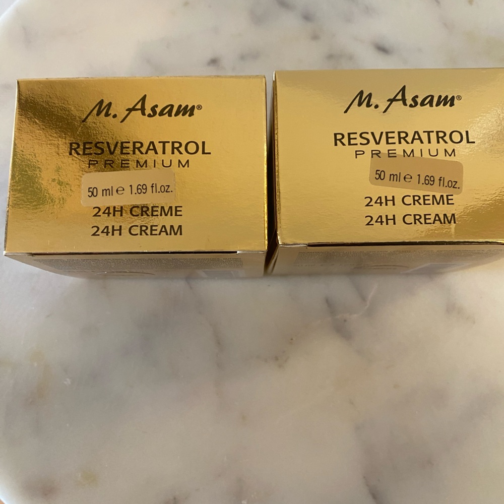 M. Asam Resveratrol Premium 24H Cream - New in Box x2